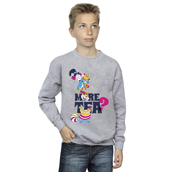 Disney Boys Alice In Wonderland More Tea Sweatshirt 12-13 År Sports Grey 12-13 Years