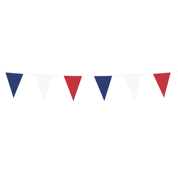 Boland Garn Contrast Bunting One Size Röd/Blå/Vit Red/Blue/White One Size