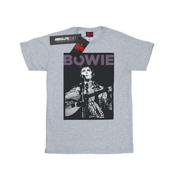 David Bowie Boys Rock Poster T-shirt 9-11 år Sports Grey Sports Grey 9-11 Years