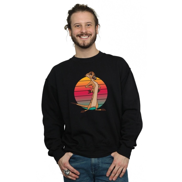 Disney Herr The Lion King Timon Sunset Sweatshirt 4XL Svart Black 4XL