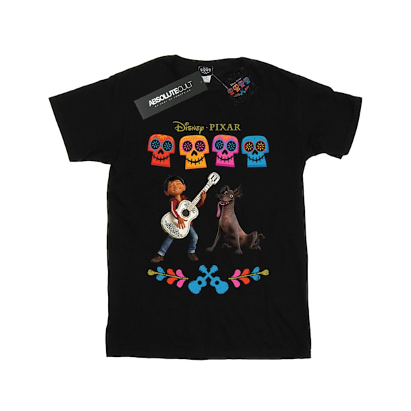 Disney Dam/Dam Coco Miguel Logo Bomull Boyfriend T-shirt Black M