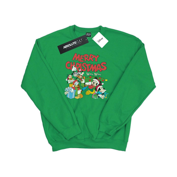 Disney Herr Mickey And Friends Winter Wishes Sweatshirt L Irländsk Irish Green L