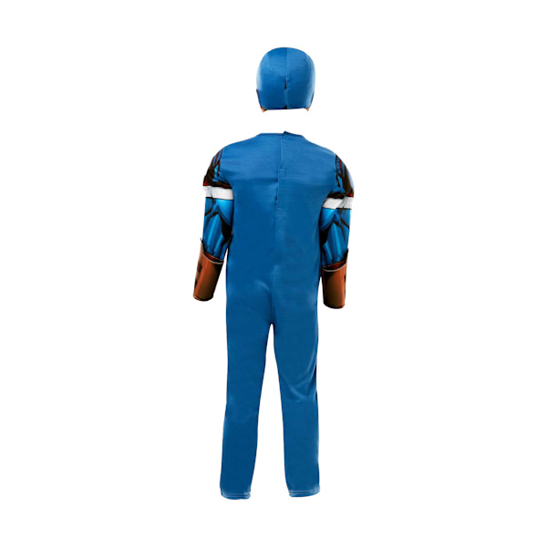 Captain America Barn/Barn Deluxe Kostym M Blå/Röd/Vit Blue/Red/White M