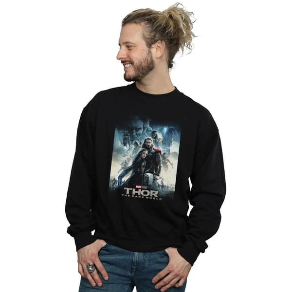 Marvel Studios Herr Thor The Dark World Poster Sweatshirt 5XL B Black 5XL