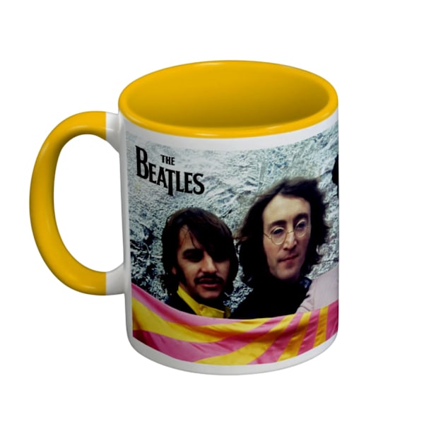 The Beatles Inner Two Tone Mugg One Size Gul/Rosa Yellow/Pink One Size