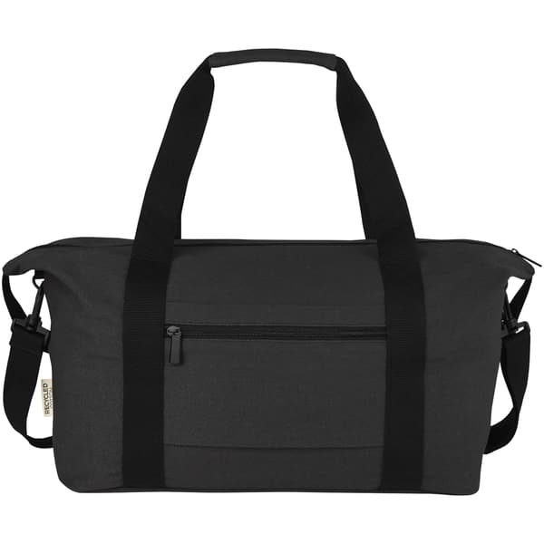 Joey Canvas Sports Recycled Duffel Bag One Size Solid Black Solid Black One Size