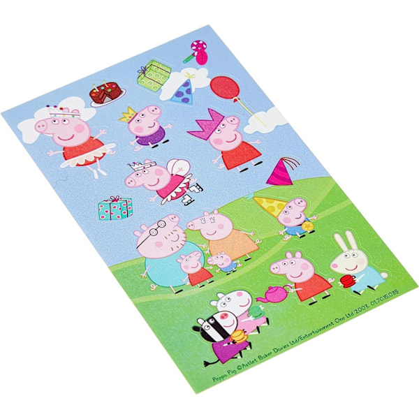 Greta Gris Klistermärkesark (6-pack) One Size Flerfärgad Multicoloured One Size