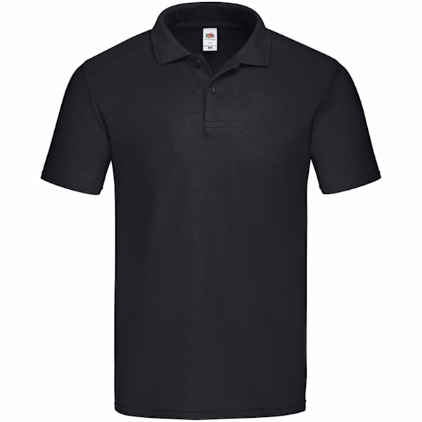 Fruit Of The Loom Original Polotröja XL Svart Black XL