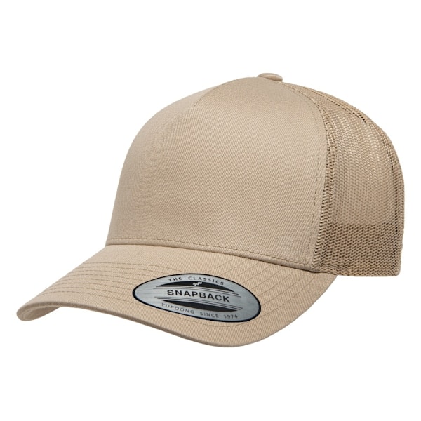 Flexfit av Yupoong 5 Panel Retro Trucker Cap One Size Khaki Khaki One Size