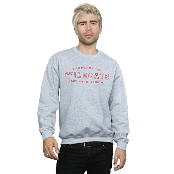 Disney Mens High School Musical The Musical Property Of Wildcats Sports Grey XL