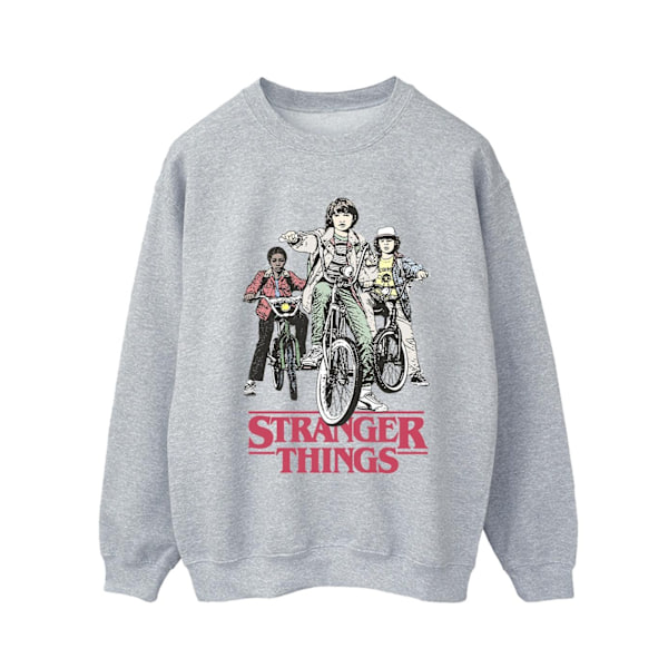 Netflix Mens Stranger Things Retro Bikers Sweatshirt XXL Sports Sports Grey XXL