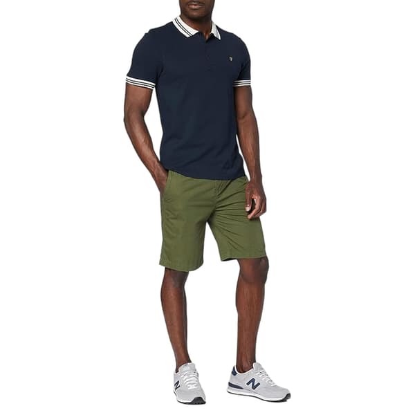 Farah Herr Regular Kortärmad Pikétröja XL True Navy True Navy XL