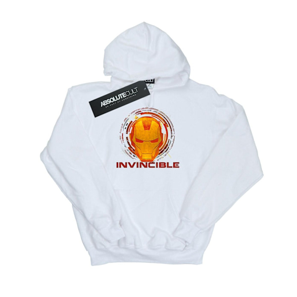 Marvel Mens Avengers Iron Man Invincible Hoodie XXL Vit White XXL