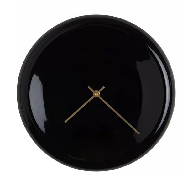 Interval Keramisk Väggklocka En Storlek Svart Black One Size
