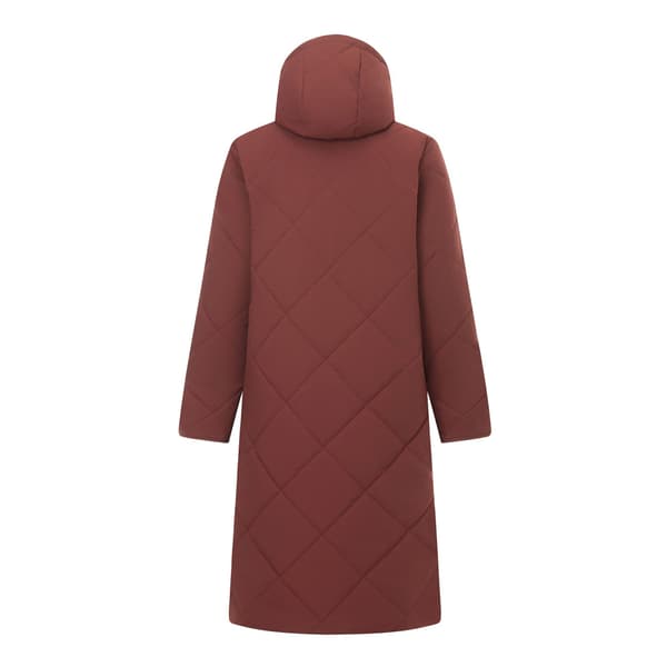 Regatta Dam Elryse Quiltad Lång Jacka 10 UK D Dark Cherry/Brick 10 UK