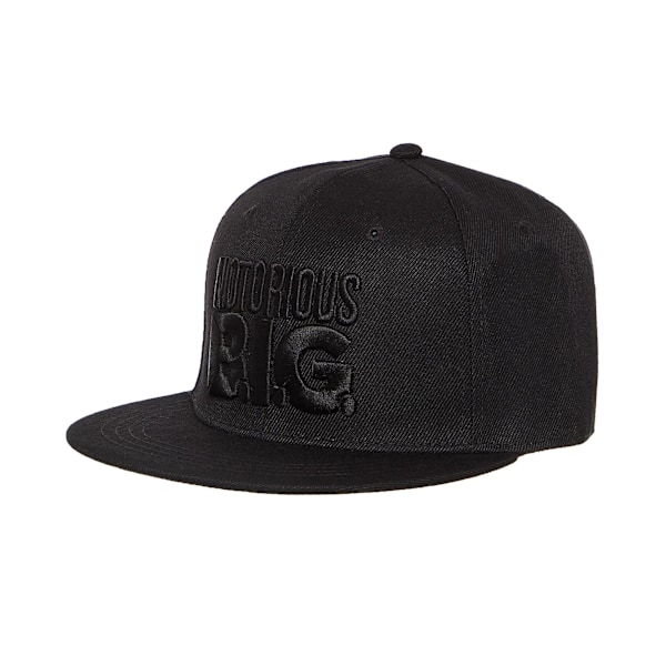 Biggie Smalls Unisex Vuxen Logo Snapback Cap En Storlek Svart Black One Size