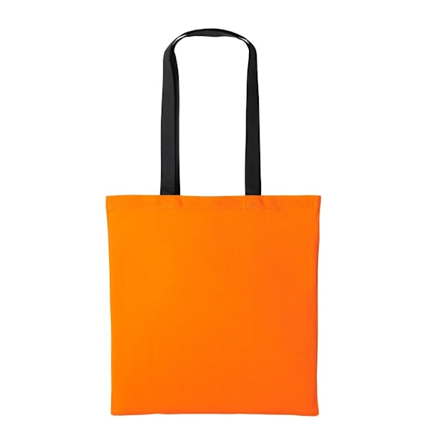 Nutshell Varsity Cotton Shopper Lång Handtag Tote One Size Orang Orange/Black One Size