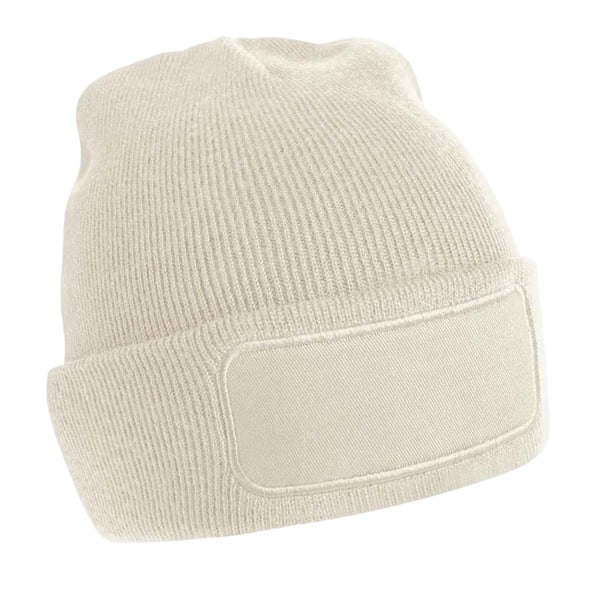Beechfield Unisex Vuxen Patch Beanie One Size Almond Almond One Size