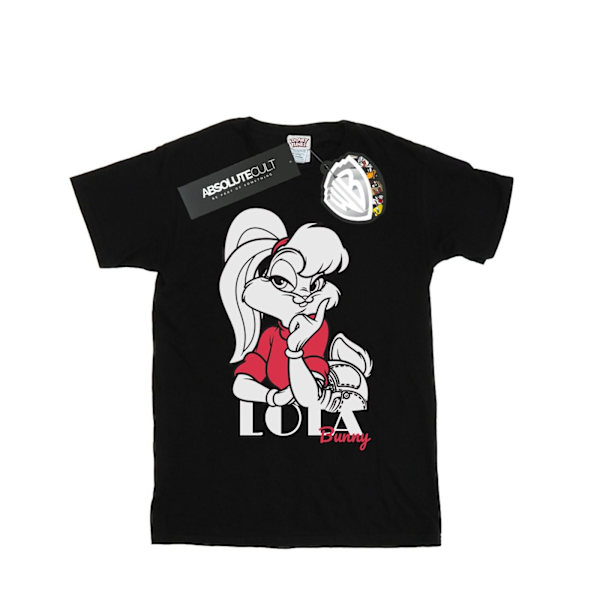 Looney Tunes Dam/Damer Klassisk Lola Bunny Boyfriend T-shirt Black M