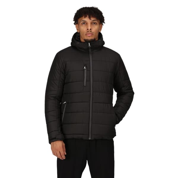 Regatta Professional Vadderad Termojacka för Herr M Svart/Sälgrå Black/Seal Grey M