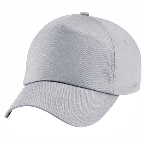 Beechfield Unisex Plain Original 5 Panel Baseball Cap One Size Light Grey One Size