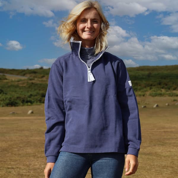 Lazy Jacks Dam/Dam Quarter Zip Sweatshirt M Twilight Twilight M