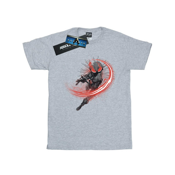 DC Comics Boys Aquaman Black Manta Flash T-shirt 7-8 år Spor Sports Grey 7-8 Years