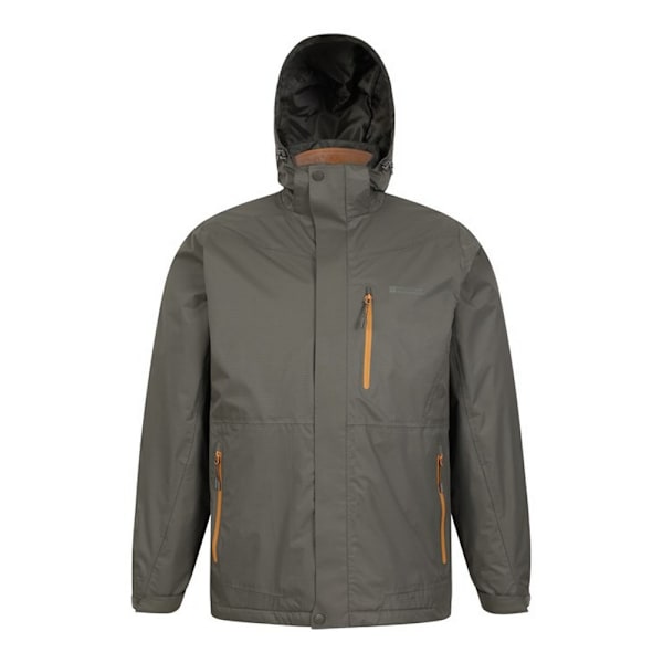 Mountain Warehouse Mens Bracken Extreme 3 i 1 Vattentät Jacka Dark Green 3XL