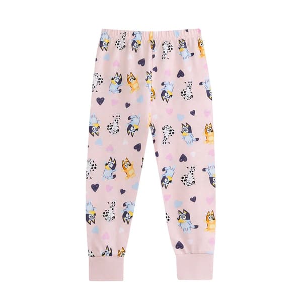 Bluey Flickor Karaktär Långärmad Lång Pyjamas Set 4-5 År Cr Cream 4-5 Years