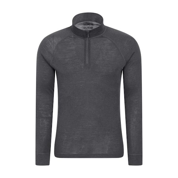Mountain Warehouse Herr Merino II Baslager Topp 4XL Grå Grey 4XL