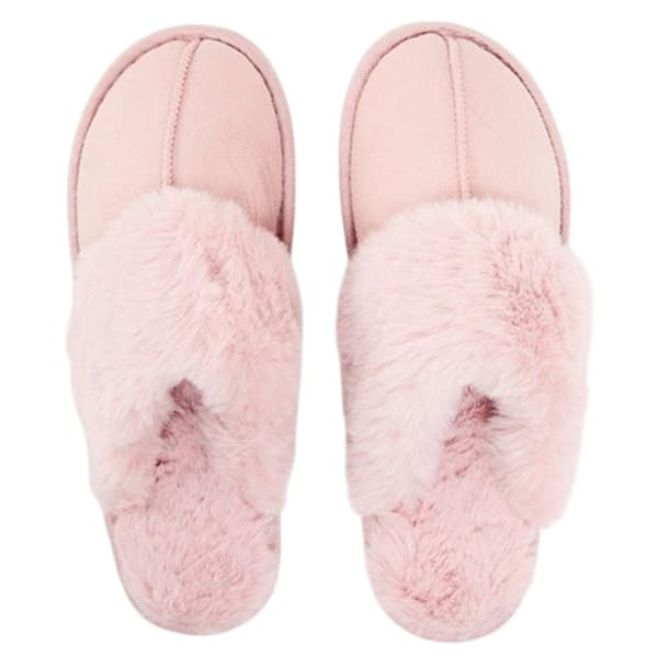 Threadbare Dam Solace Mocka Mule Tofflor 3 UK Rosa Pink 3 UK