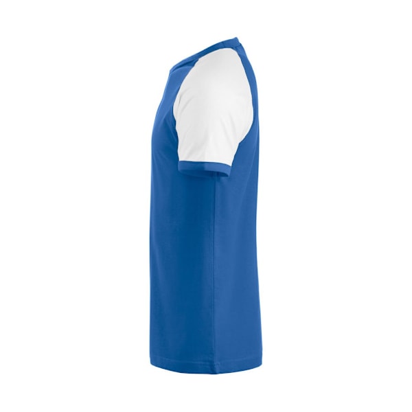 Clique Unisex Raglan T-shirt M Royal Blue/White Royal Blue/White M
