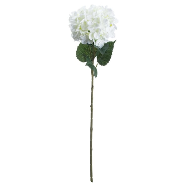 Hill Interiors Konstgjord Enstammad Hortensia En Storlek Vit White One Size