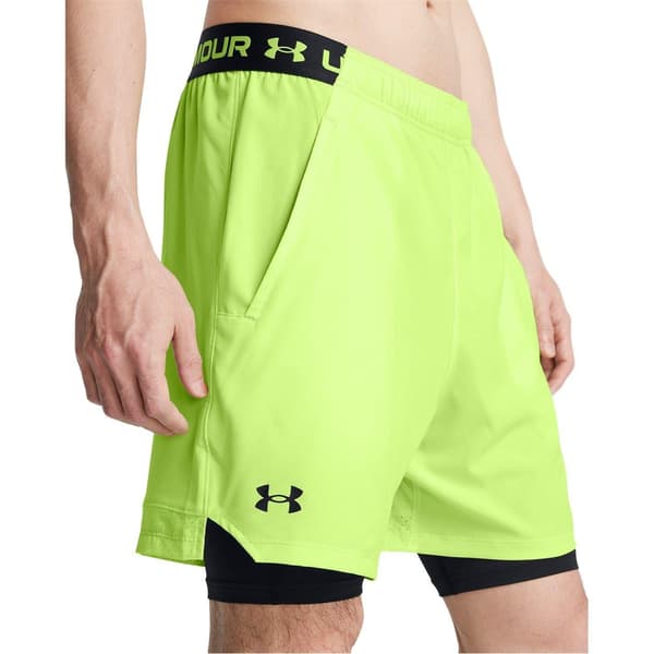 Under Armour Herr Vanish 2 i 1 Shorts S S Grön Green S S