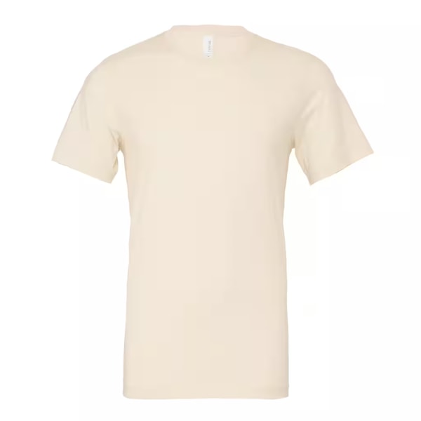 Bella + Canvas Vuxna unisex T-shirt med rund hals L Natural Natural L