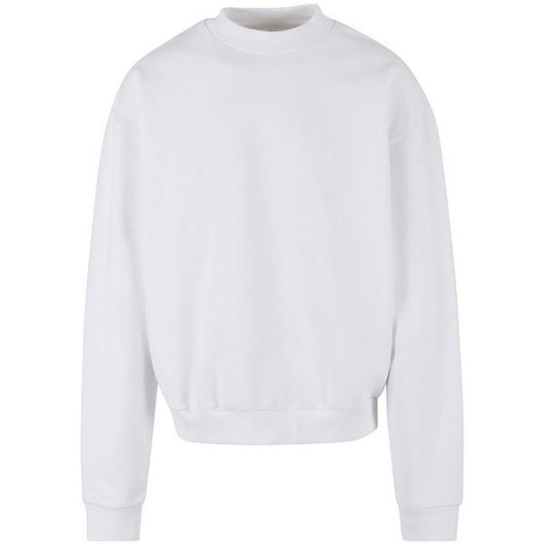 Bygg ditt varumärke Herr Ultra Heavy Crew Neck Sweatshirt XL Vit White XL