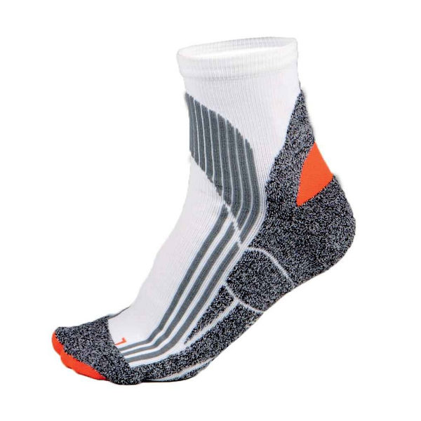Kariban Proact Unisex Sportsstrumpor för Vuxna 6 UK-8 UK Vit/Grå White/Grey 6 UK-8 UK