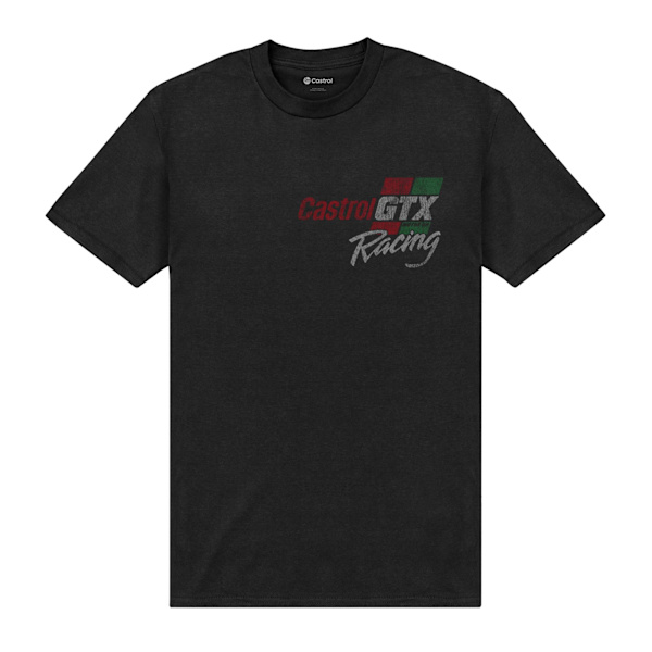 Castrol Unisex Racing T-shirt S Svart Black S