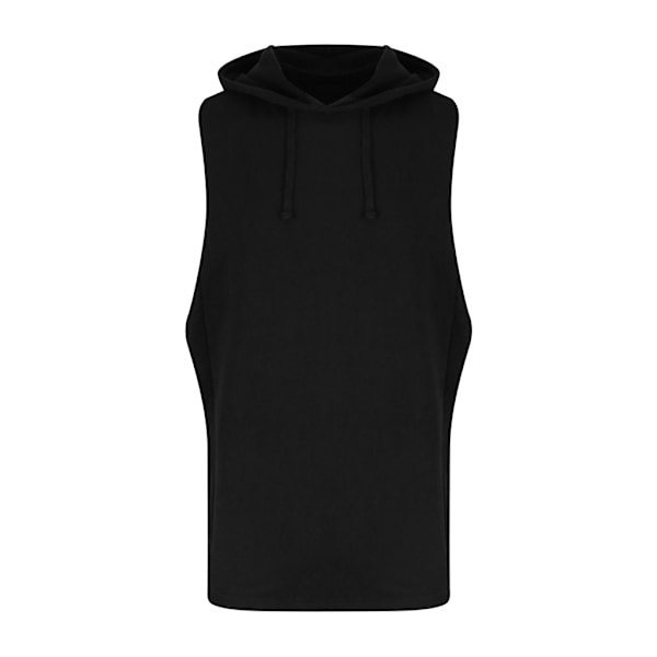 AWDis Unisex Just Cool Urban Sleeveless Muscle Hoodie XL Jet Black XL