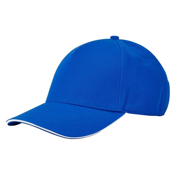 Beechfield EarthAware Classic 5 Panel Baseballkeps i Ekologisk Bomull Bright Royal/White One Size