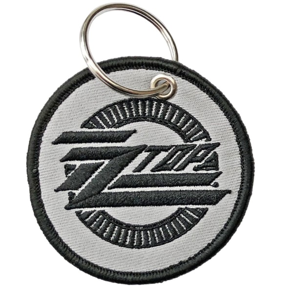 ZZ Top Circle Logo Nyckelring One Size Ljusgrå/Svart Light Grey/Black One Size