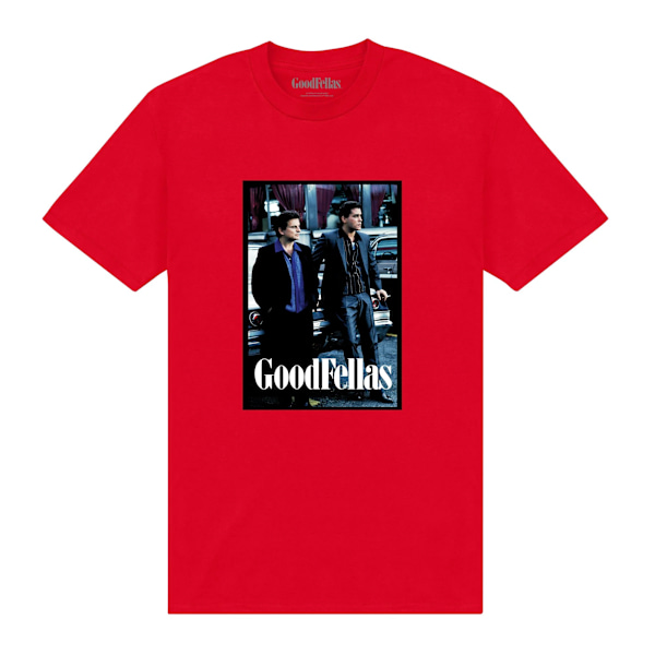 Goodfellas Unisex Adult Gangsters T-Shirt M Röd Red M