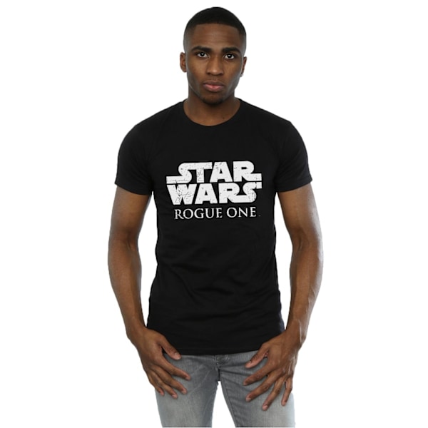 Star Wars Rogue One Logo T-shirt XXL Svart Black XXL