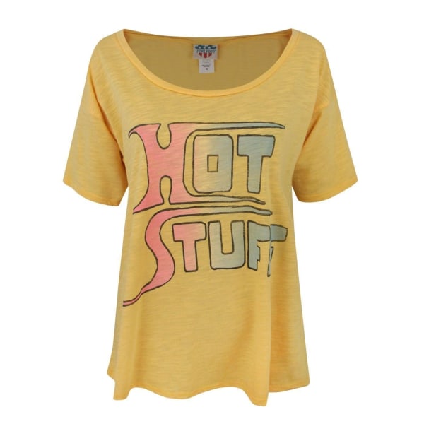 Skräpmat Dam/dam Hot Stuff T-shirt S Gul Yellow S