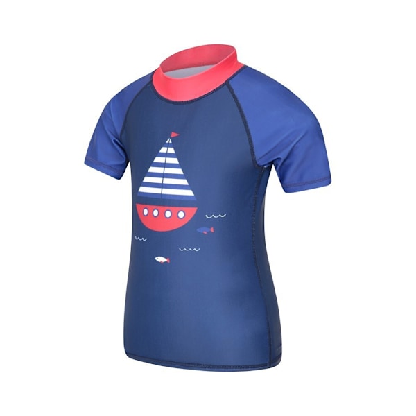 Mountain Warehouse Barn/Barn Kortärmad Rash Guard 7-8 Cobalt Blue 7-8 Years