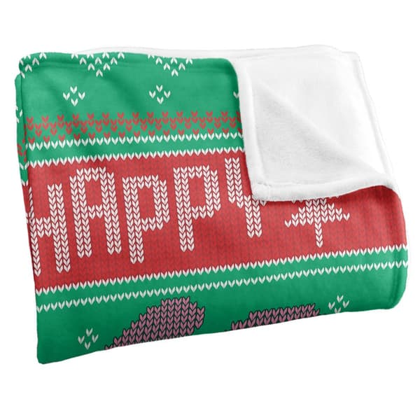 Ren & Stimpy Silkeslen Jul Tröja Supersoft Filt Multicoloured One Size