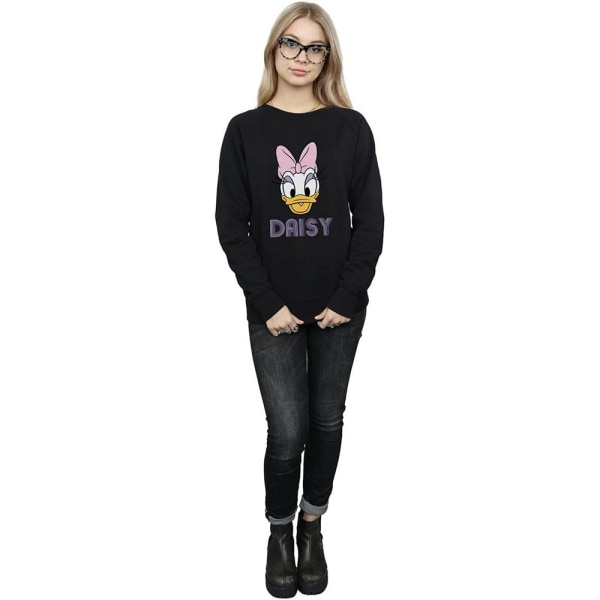 Disney Dam/Dam Daisy Duck Face Sweatshirt XL Svart Black XL