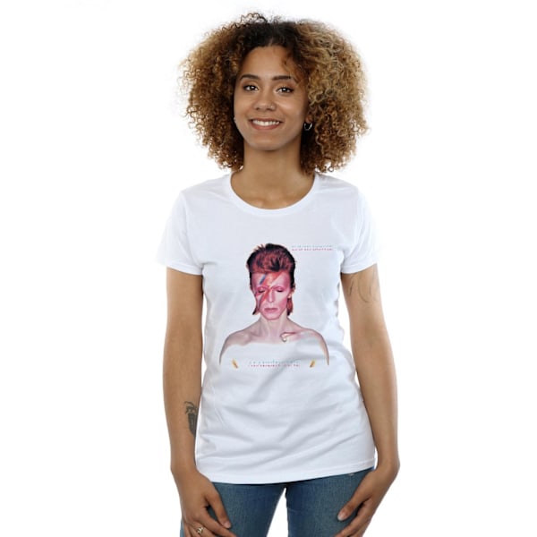 David Bowie Dam/Kvinnor Min Kärlek Till Dig Bomull T-Shirt M Vit White M