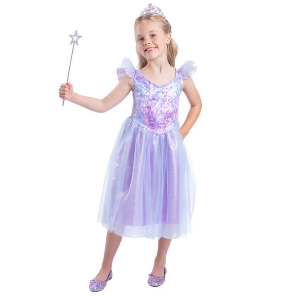 Smiffys Flickprinsessdräkt Set 4-6 år Iriserande Iridescent 4-6 Years