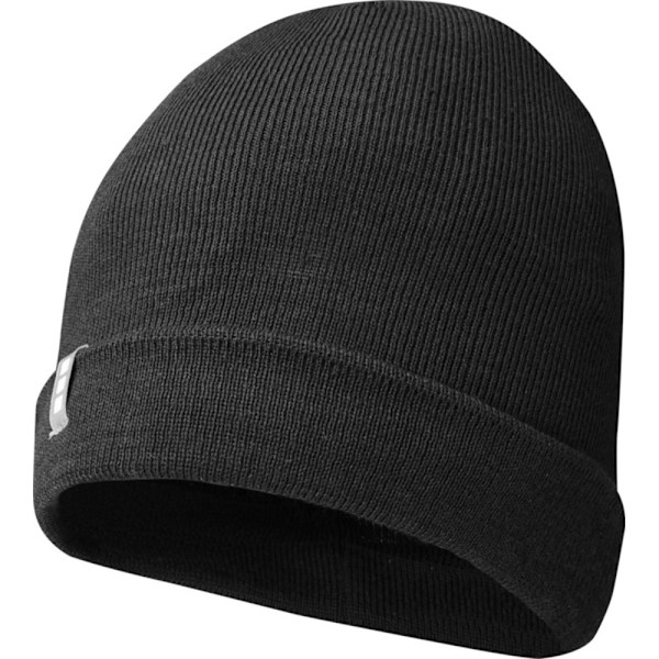Elevate Unisex Vuxen Hale Polylana Mössa En Storlek Solid Svart Solid Black One Size